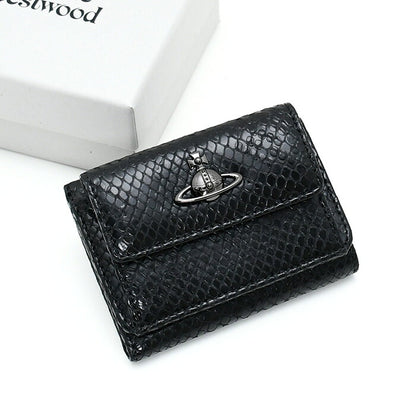 Vivienne Westwood PYTHON-EFFECT 三つ折りミニ財布