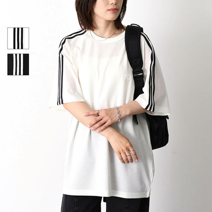 Y-3 SHORT SLEEVE TEE 3-STRIPES