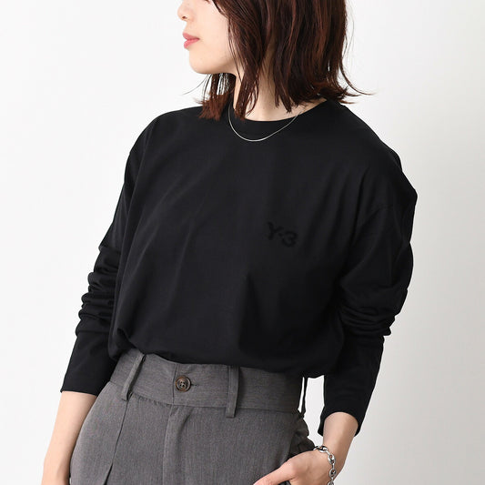 Y-3 LOGO LONG SLEEVE TEE