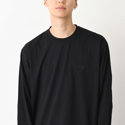 Y-3 LOGO LONG SLEEVE TEE