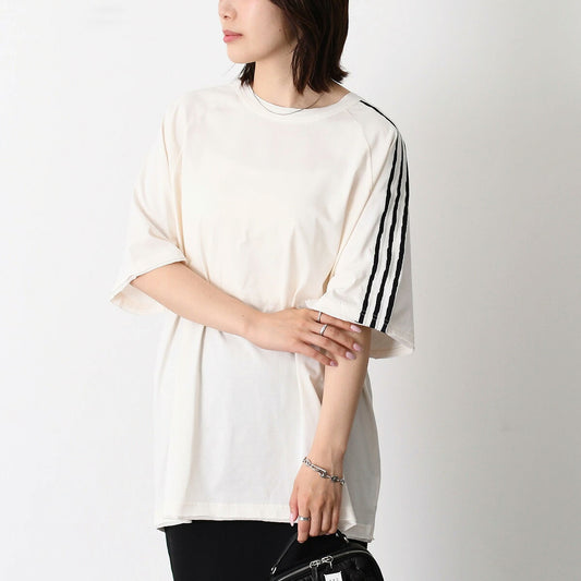 Y-3 RAW EDGE 3 STRIPES SHORT SLEEVE TEE